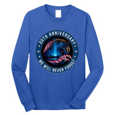 We Will Never Forget 911 American Eagle Usa Flag Cute Gift Long Sleeve Shirt