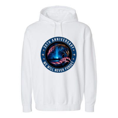 We Will Never Forget 911 American Eagle Usa Flag Cute Gift Garment-Dyed Fleece Hoodie