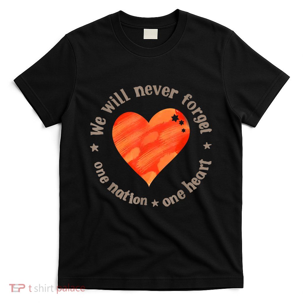 We Will Never Forget One Nation One Heart Bibas Family T-Shirt