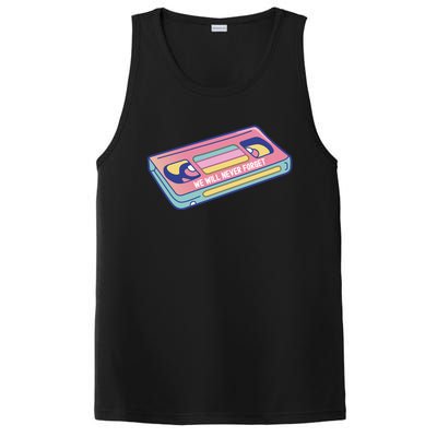 We Will Never Forget Classic Cassette Tape Funny Gift PosiCharge Competitor Tank