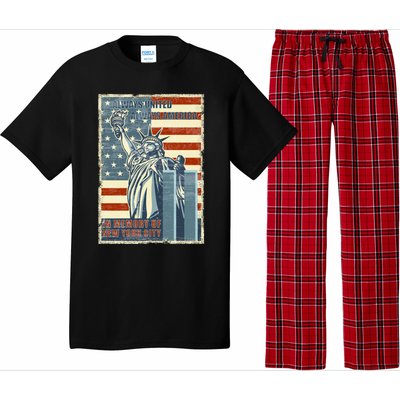 We Will Never Forget In Memory Of New York American Flag Cool Gift Pajama Set