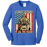 We Will Never Forget Remember The Fallen Memorial Day Gift Kids Long Sleeve Shirt