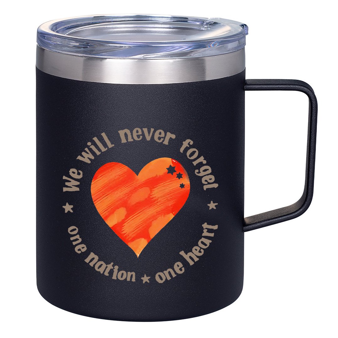 We Will Never Forget One Nation One Heart Bibas Family 12oz Stainless Steel Coffee Mug