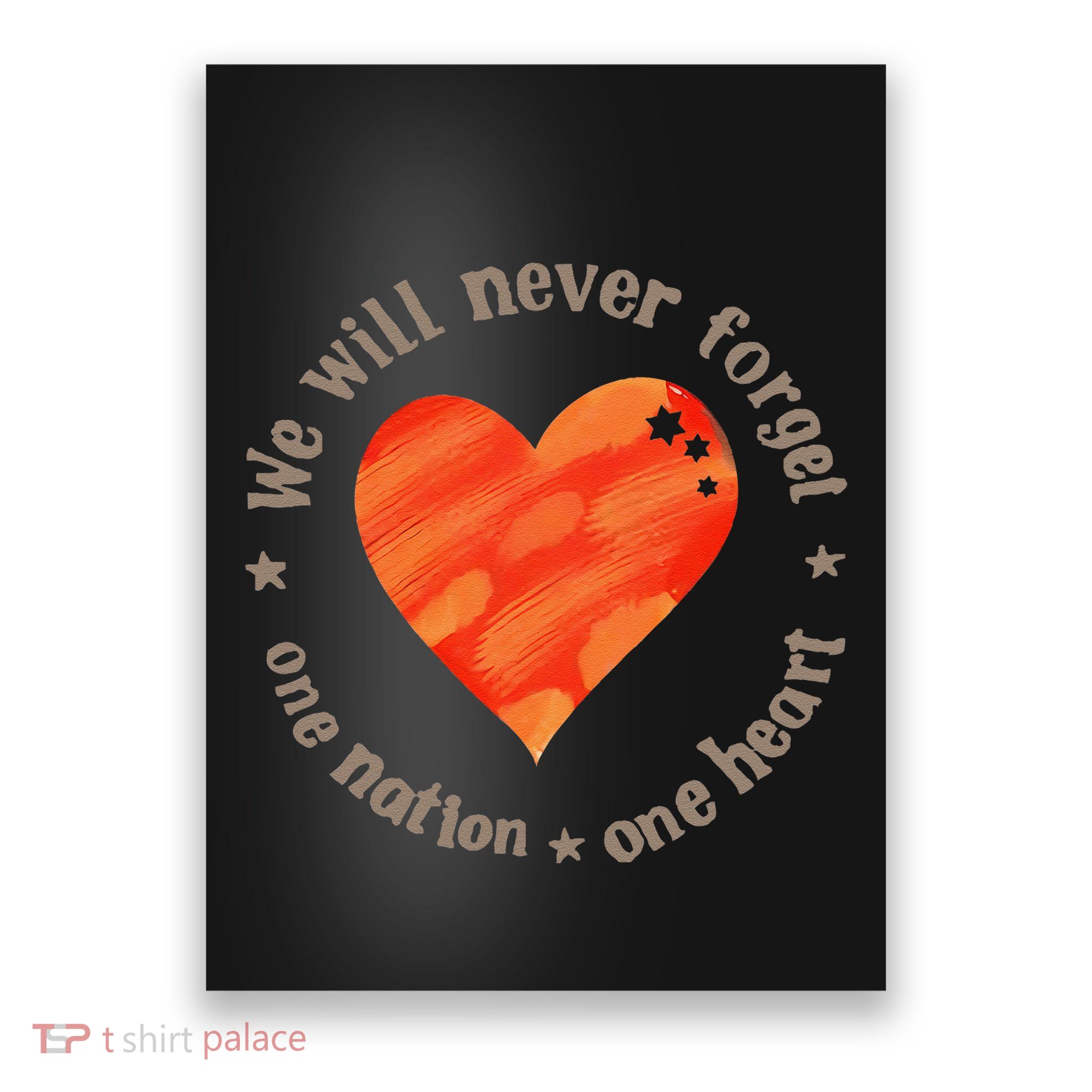 We Will Never Forget One Nation One Heart Bibas Family Poster