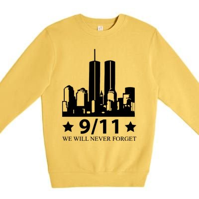 We Will Never Forget Great Gift Premium Crewneck Sweatshirt