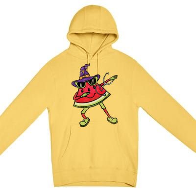 Watermelon Witch Nurse Vintage Great Gift Premium Pullover Hoodie