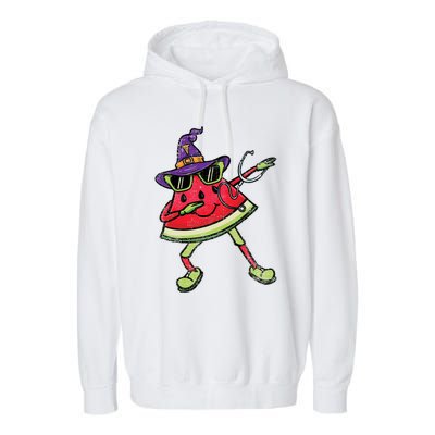 Watermelon Witch Nurse Vintage Great Gift Garment-Dyed Fleece Hoodie