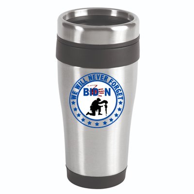 We Will Never Forget American 13 Fallen Heroes Anti Biden 16oz Travel Tumbler