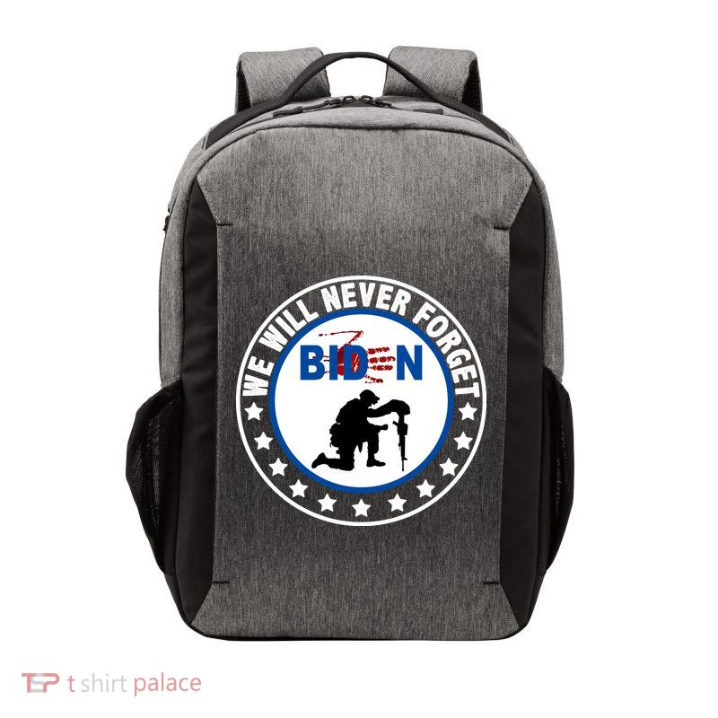 We Will Never Forget American 13 Fallen Heroes Anti Biden Vector Backpack