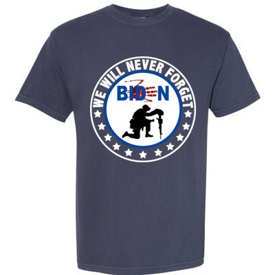 We Will Never Forget American 13 Fallen Heroes Anti Biden Garment-Dyed Heavyweight T-Shirt