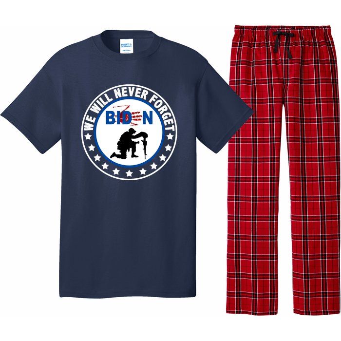 We Will Never Forget American 13 Fallen Heroes Anti Biden Pajama Set