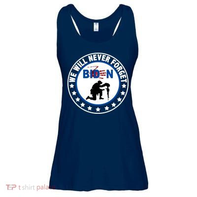 We Will Never Forget American 13 Fallen Heroes Anti Biden Ladies Essential Flowy Tank