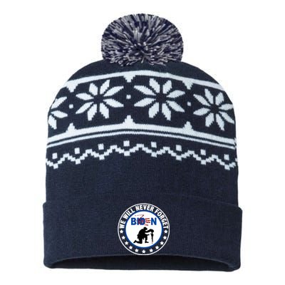 We Will Never Forget American 13 Fallen Heroes Anti Biden USA-Made Snowflake Beanie