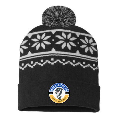 Whaletales Weaver Newsletter USA-Made Snowflake Beanie