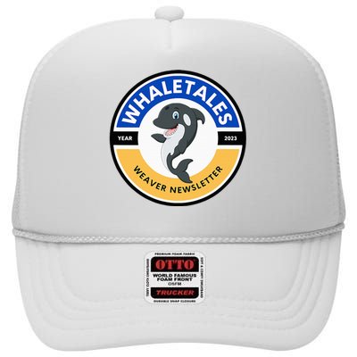 Whaletales Weaver Newsletter High Crown Mesh Back Trucker Hat