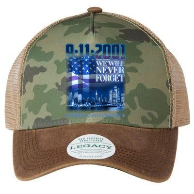 We Will Never Forget 9112021 20th Anniversary Legacy Tie Dye Trucker Hat