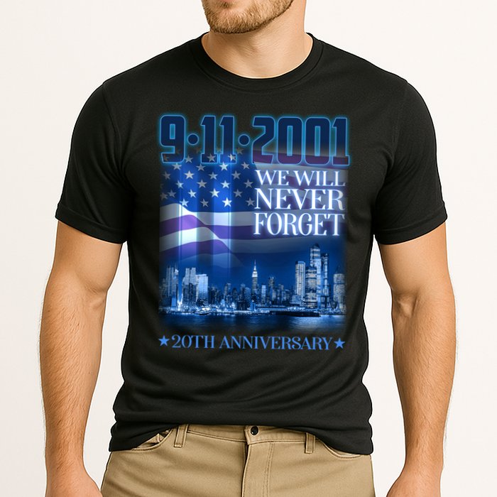 We Will Never Forget 9112021 20th Anniversary Cooling Performance Crew T-Shirt