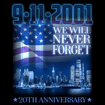 We Will Never Forget 9112021 20th Anniversary T-Shirt