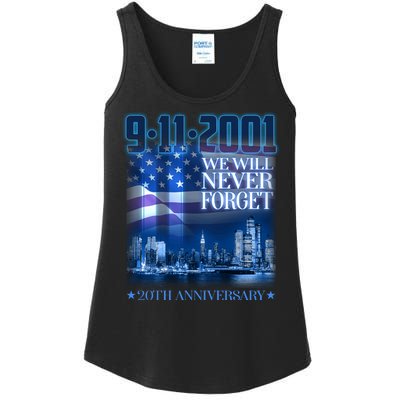 We Will Never Forget 9112021 20th Anniversary Ladies Essential Tank