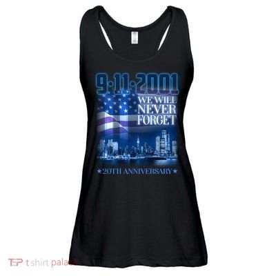 We Will Never Forget 9112021 20th Anniversary Ladies Essential Flowy Tank