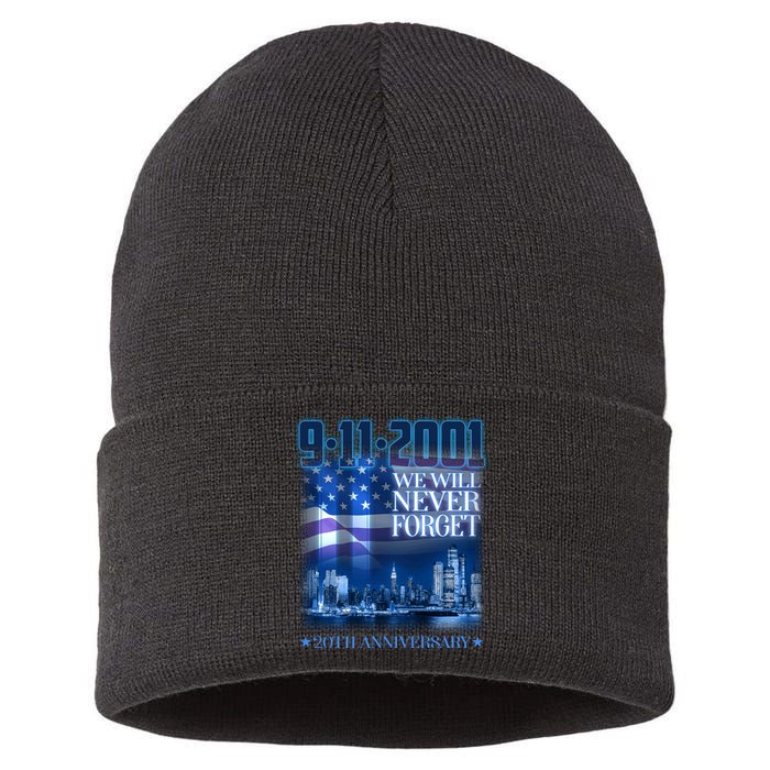 We Will Never Forget 9112021 20th Anniversary Sustainable Knit Beanie