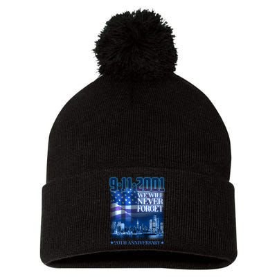 We Will Never Forget 9112021 20th Anniversary Pom Pom 12in Knit Beanie