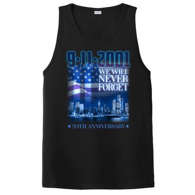 We Will Never Forget 9112021 20th Anniversary PosiCharge Competitor Tank