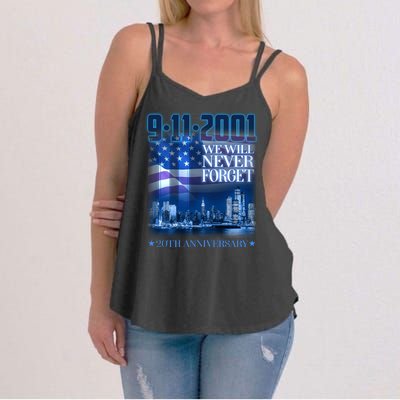 We Will Never Forget 9112021 20th Anniversary Women's Strappy Tank