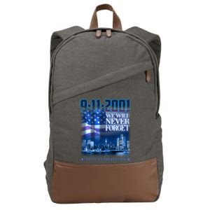 We Will Never Forget 9112021 20th Anniversary Cotton Canvas Backpack