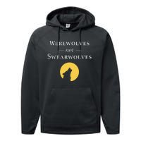 WeRe Werewolves Not Swearwolves Performance Fleece Hoodie