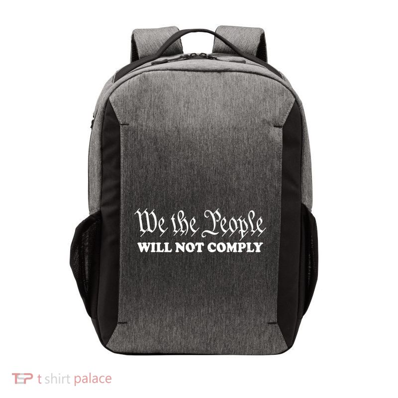 We Will Not Comply Vector Backpack