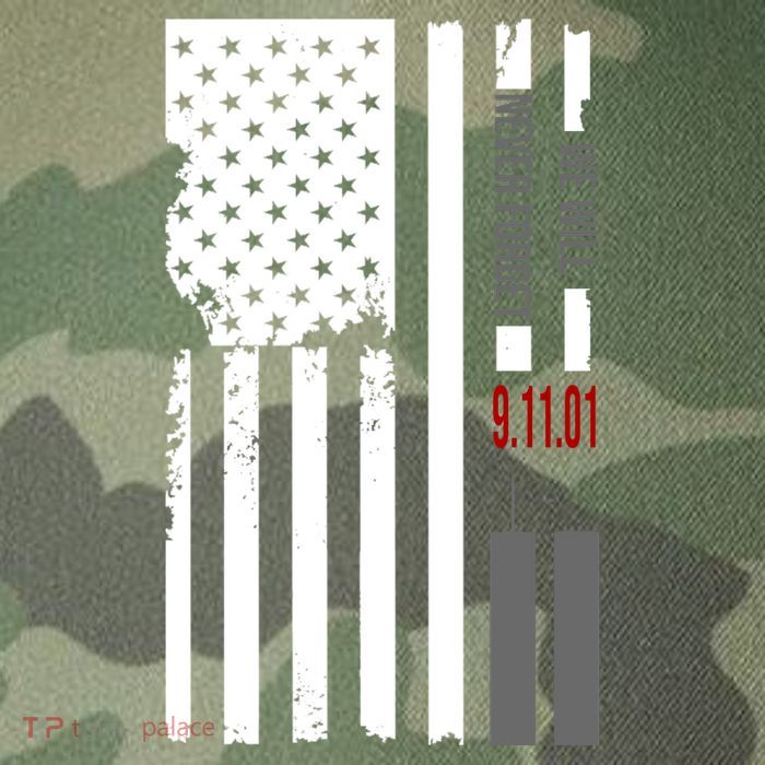 We Will Never Forget 9.11.01 USA Flag Legacy Tie Dye Trucker Hat