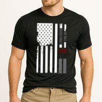 We Will Never Forget 9.11.01 USA Flag Cooling Performance Crew T-Shirt