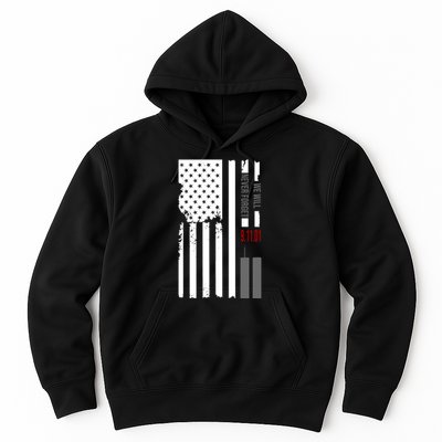 We Will Never Forget 9.11.01 USA Flag Hoodie