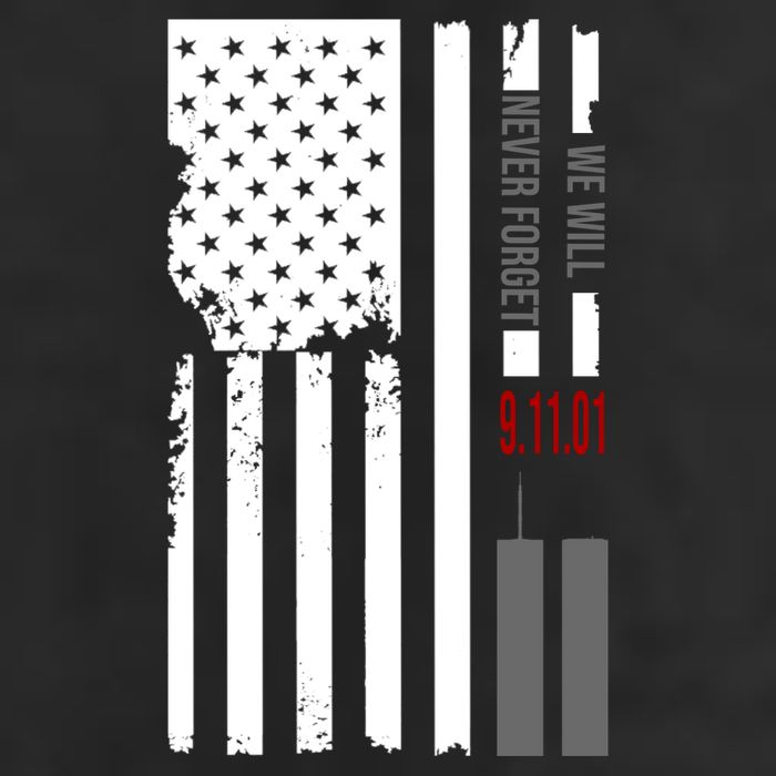 We Will Never Forget 9.11.01 USA Flag Golf Towel