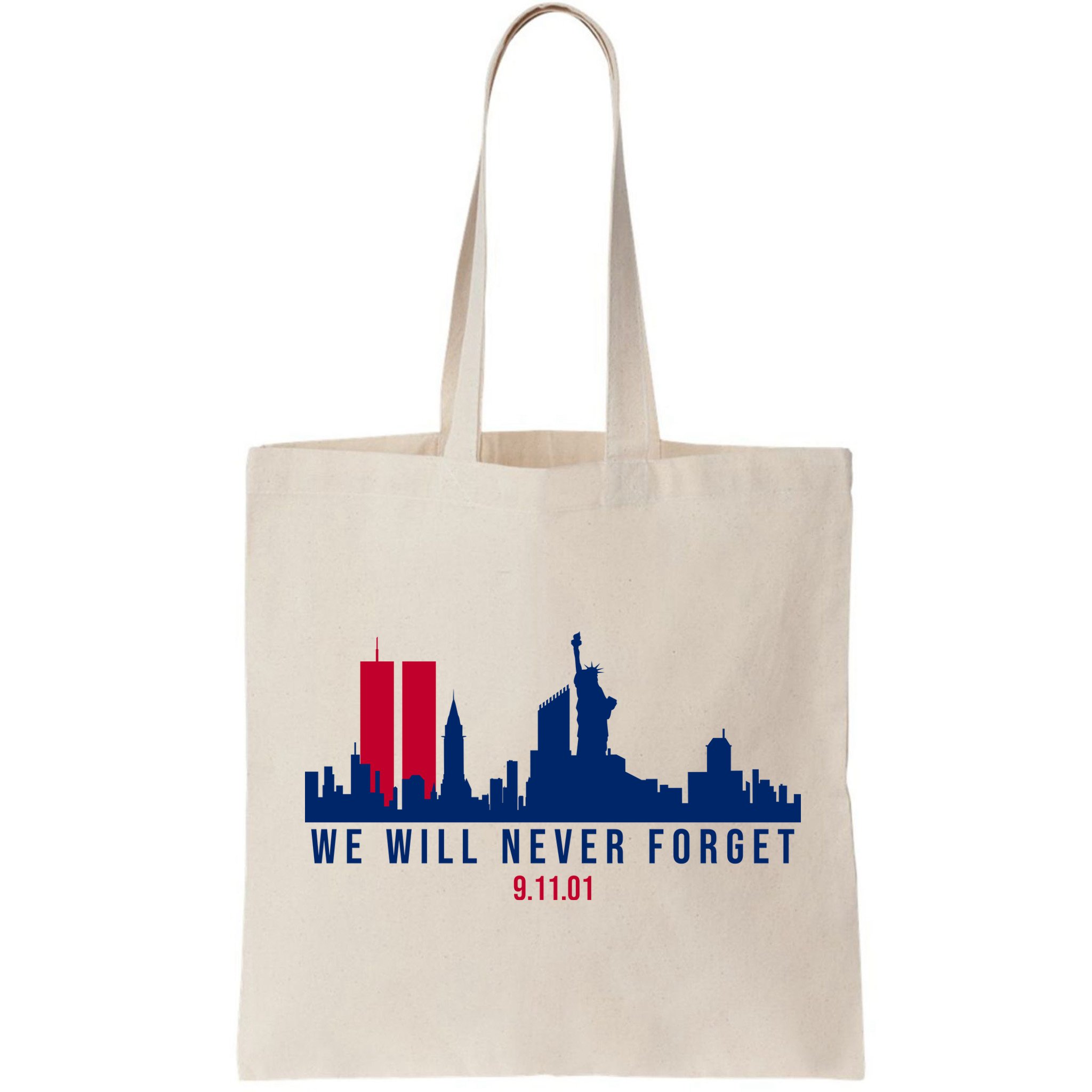 We Will Never Forget 09.11.01 September 11th 2001 Bag