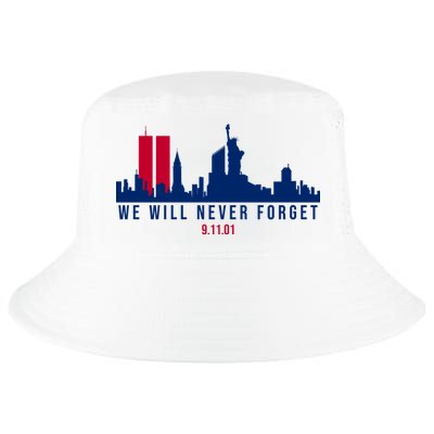 We Will Never Forget 09.11.01 September 11th 2001 Cool Comfort Performance Bucket Hat