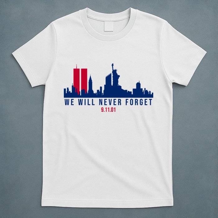 We Will Never Forget 09.11.01 September 11th 2001 T-Shirt