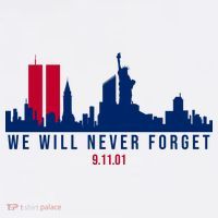 We Will Never Forget 09.11.01 September 11th 2001 Tank Top
