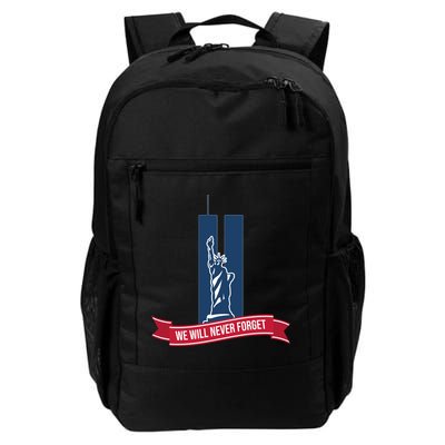 We Will Never Forget 09.11.01 Statue Of Liberty Backpack