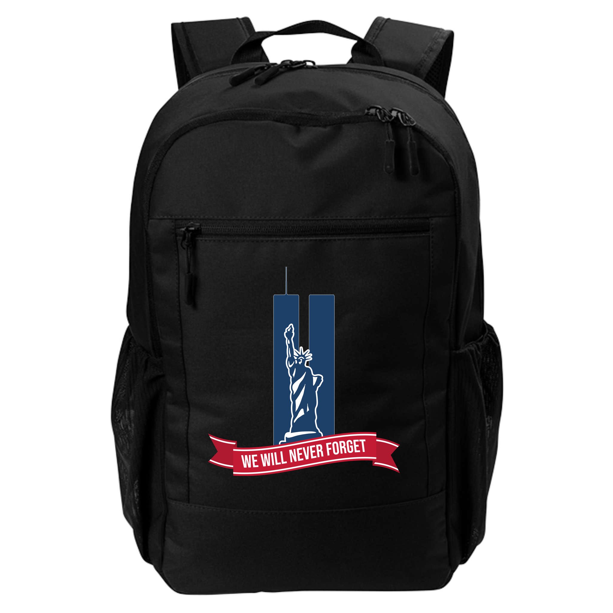 We Will Never Forget 09.11.01 Statue Of Liberty Backpack