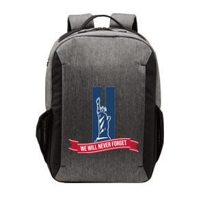 We Will Never Forget 09.11.01 Statue Of Liberty Vector Backpack