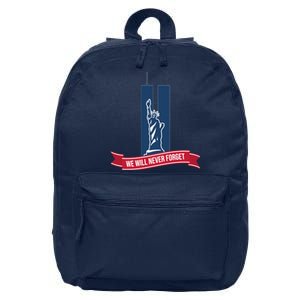 We Will Never Forget 09.11.01 Statue Of Liberty 16 in Basic Backpack