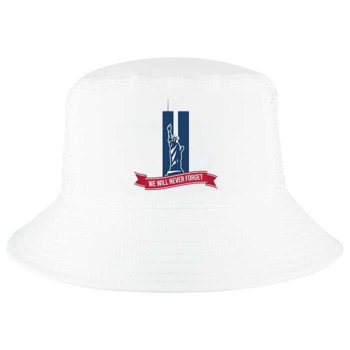 We Will Never Forget 09.11.01 Statue Of Liberty Cool Comfort Performance Bucket Hat