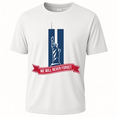 We Will Never Forget 09.11.01 Statue Of Liberty Performance Shirt