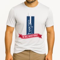 We Will Never Forget 09.11.01 Statue Of Liberty Cooling Performance Crew T-Shirt