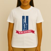We Will Never Forget 09.11.01 Statue Of Liberty T-Shirt