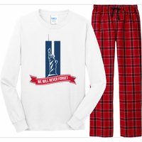 We Will Never Forget 09.11.01 Statue Of Liberty Long Sleeve Pajama Set