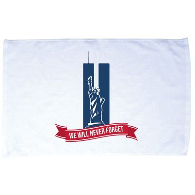We Will Never Forget 09.11.01 Statue Of Liberty Microfiber Hand Towel