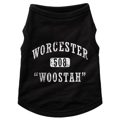 Worcester Woostah Nickname 508 Vintage Area Code Doggie Tank